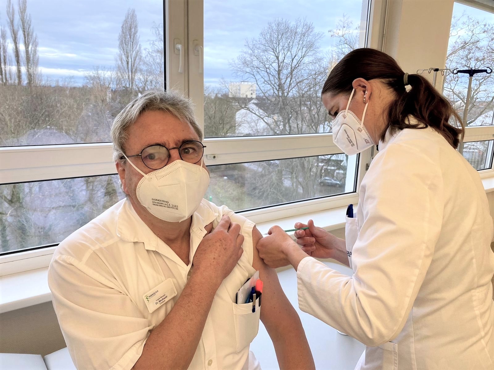 Impfstart in der Paracelsus-Klinik Hannover-Langenhagen