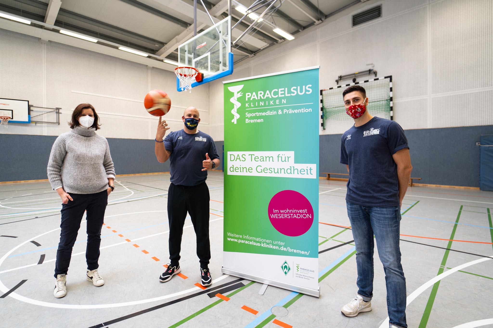 Paracelsus-Klinik Bremen kooperiert mit der Basketball Akademie Bremen Süd